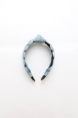 Raffia Crochet Trim Headband