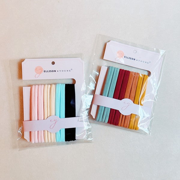 Everyday Lovely Hair Ties Set Of 8